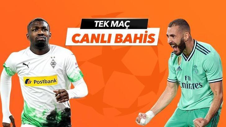 Mönchengladbach - Real Madrid maçı iddaa oranları! Heyecan misli.com'da...