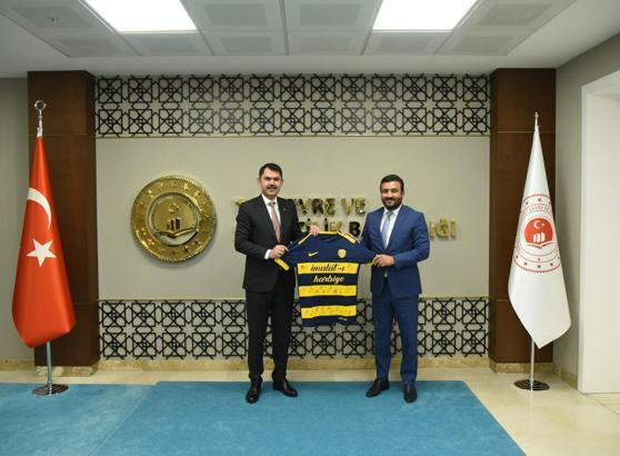 Fatih Mert'ten Çevre ve Şehircilik Bakanı Murat Kurum'a ziyaret