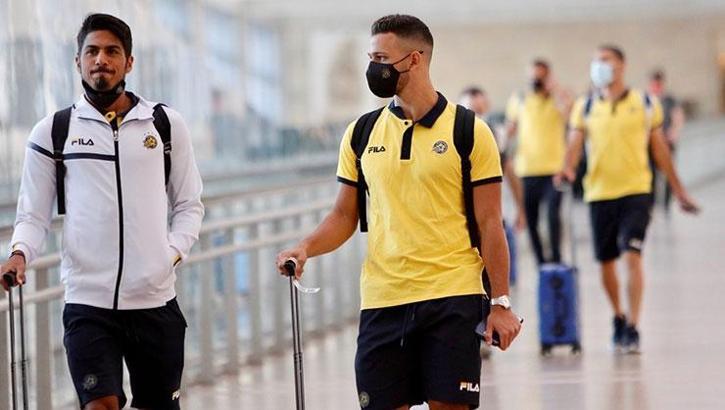 Maccabi Tel-Aviv kafilesi Sivas'a geldi
