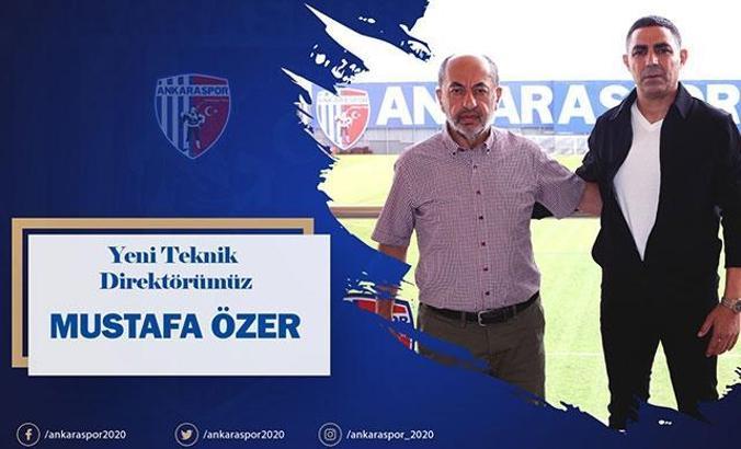 Ankaraspor, teknik direktör Mustafa Özer ile anlaştı