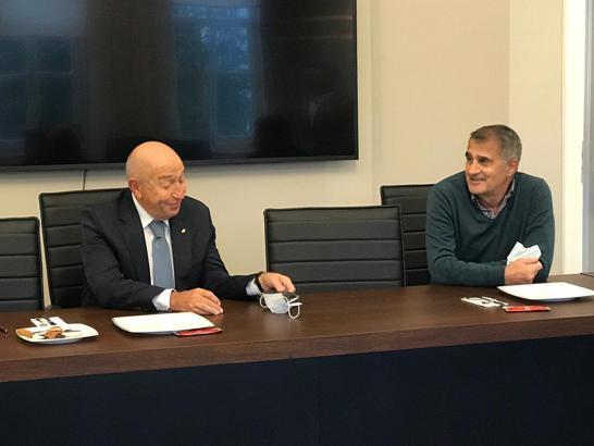 TFF Başkanı Nihat Özdemir'den Şenol Güneş'e ziyaret