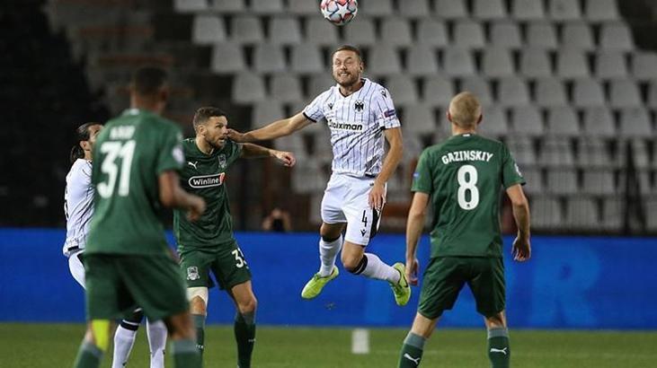 PAOK'un Şampiyonlar Ligi hayalini Krasnodar engelledi