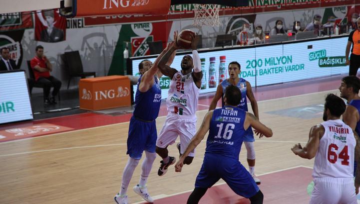 Pınar Karşıyaka-Lokman Hekim Fethiye Belediyespor maç sonucu: 92-55