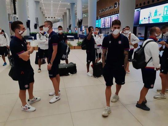 Galatasaray'ın rakibi Hajduk Split, İstanbul'a geldi
