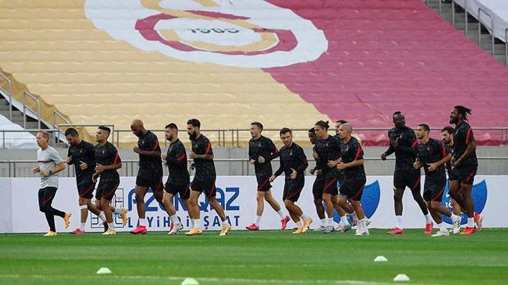 Galatasaray, Neftçi Bakü maçı hazırlıklarını tamamladı