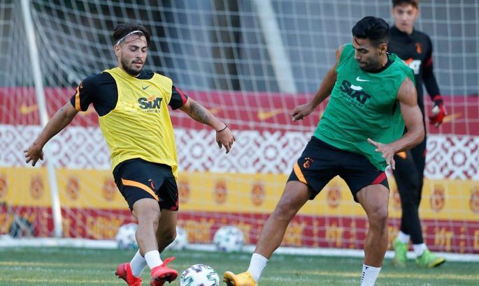 Galatasaray, Gaziantep maçının hazırlıklarını çift antrenmanla sürdürdü