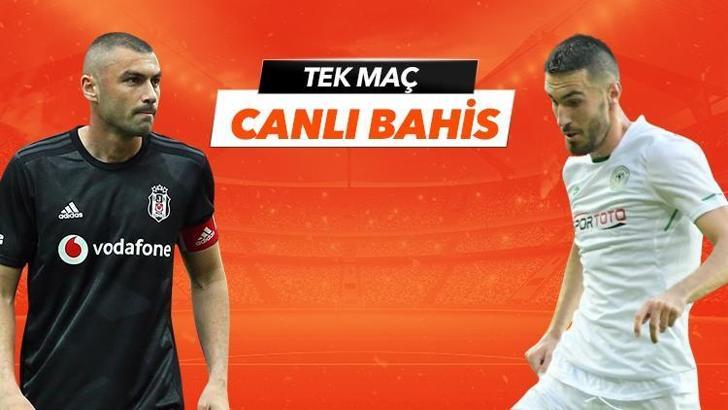 Beşiktaş-Konyaspor canlı bahis heyecanı Misli.com'da