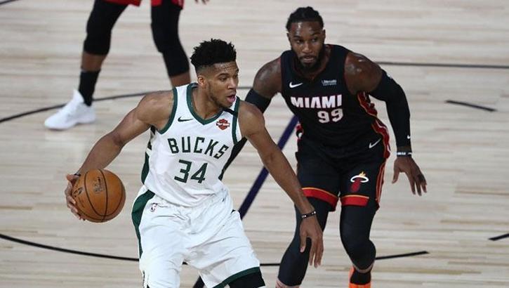 NBA play-off yarı finalinde Heat, Bucks karşısında 1-0 önde