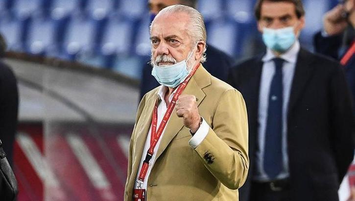 Napoli Kulübü Başkanı De Laurentiis'in Kovid-19 testi pozitif çıktı
