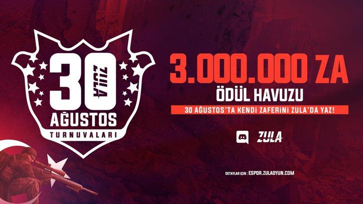 Oyun severler, 30 Ağustos'ta kendi zaferlerini Zula'da yazacak