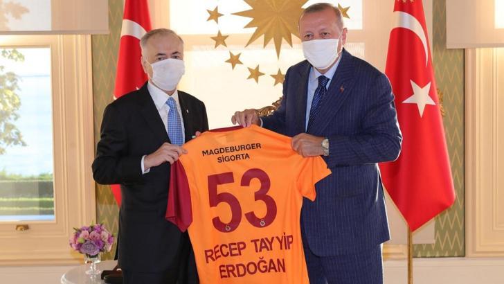 Mustafa Cengiz'den Cumhurbaşkanı Recep Tayyip Erdoğan'a ziyaret