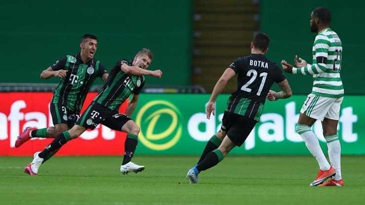 Ferencvaros Şampiyonlar Ligi ön elemesinde Celtic'i turnuva dışına itti
