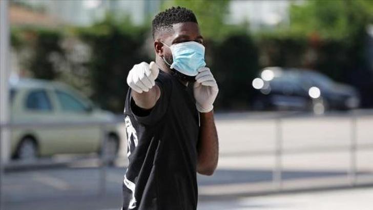 Barcelona'da Samuel Umtiti'nin koronavirüs testi pozitif