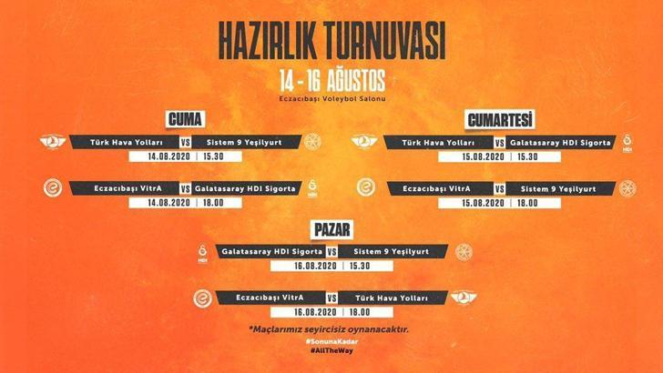Voleybolda Eczacıbaşı Hazırlık Turnuvası başlıyor