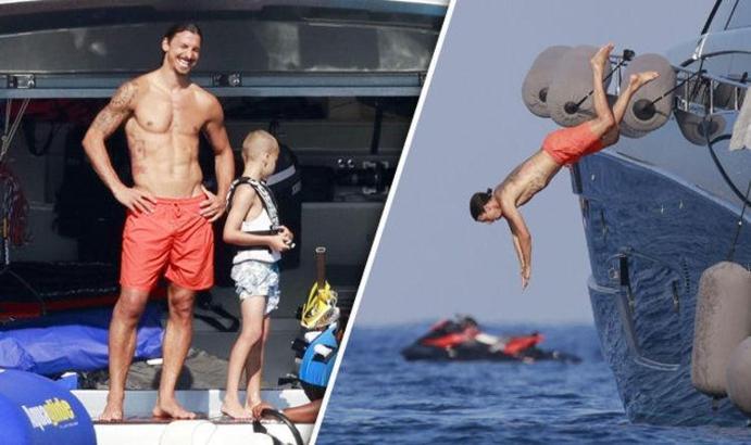 Zlatan Ibrahimovic sezonun yorgunluğunu atıyor