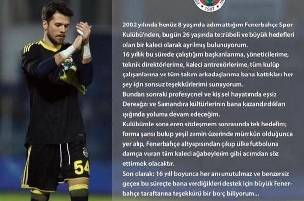 Erten Ersu, Fenerbahçe'den ayrıldı