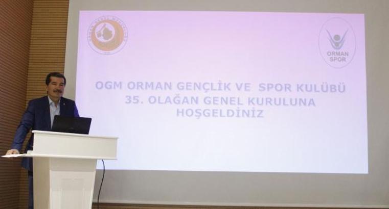 OGM Ormanspor'da başkanlığa Şahin Aybal seçildi