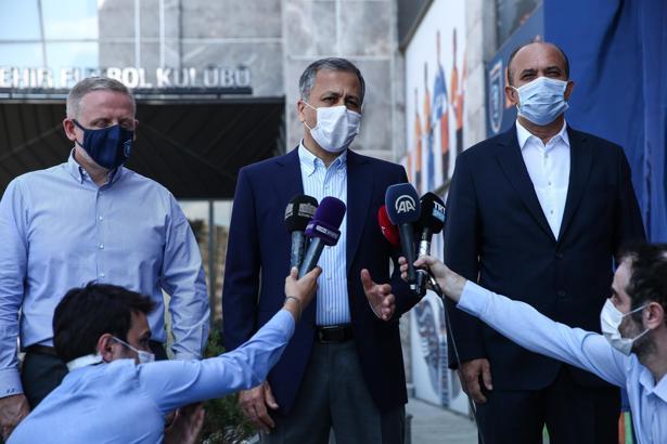 İstanbul Valisi ve Emniyet Müdürü'nden, Medipol Başakşehir'e ziyaret