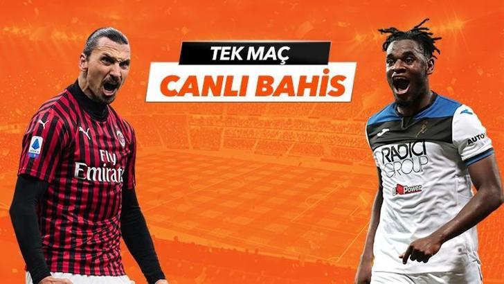 Milan - Atalanta maçı iddaa oranları! Heyecan misli.com'da