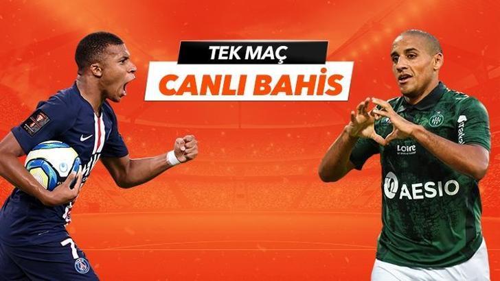 PSG - ST. Etienne maçı iddaa oranları! Heyecan misli.com'da