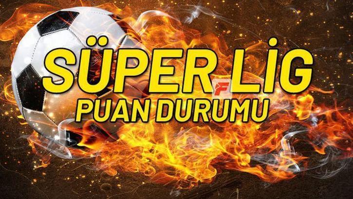 Süper Lig puan durumu! Süper Lig 34. hafta puan durumu ve fikstür