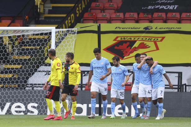 Manchester City, Watford'u ateşe attı: 0-4