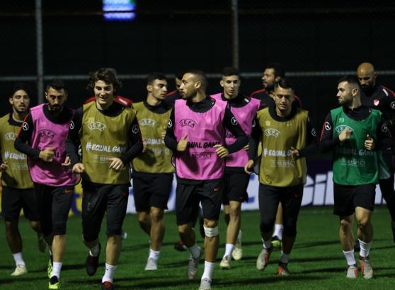 A Milli Futbol Takımı, Bosna-Hersek maçının hazırlıklarını tamamladı
