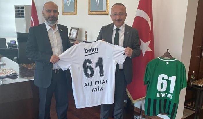 Denizli Valisi Atik, Beşiktaşlılar Derneği üyelerini kabul etti