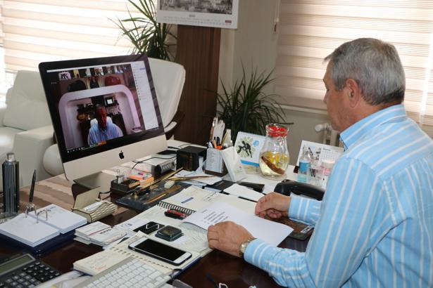 Boks Federasyonu video konferans ile toplantı yaptı