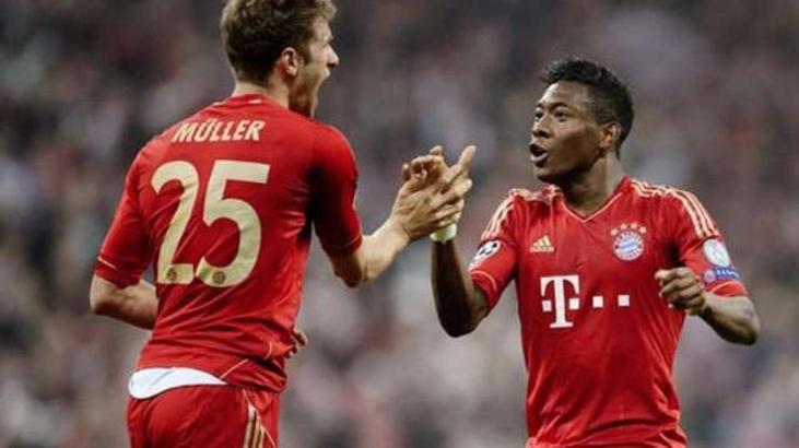 Thomas Müller ve David Alaba Bundesliga tarihine geçti