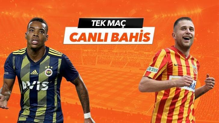 Fenerbahçe-Kayserispor canlı bahis heyecanı Misli.com'da