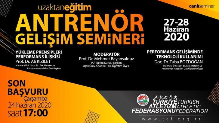 Uzaktan Eğitim Antrenör Gelişim Semineri'nin ikincisi için kayıtlar sürüyor