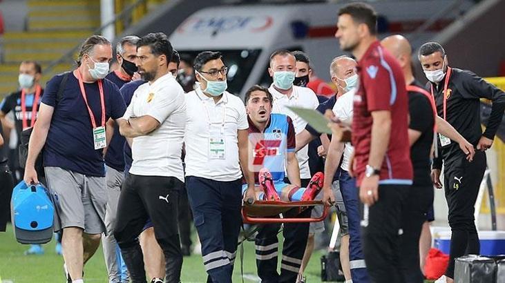 Trabzonspor'da Abdülkadir Ömür'ün sakatlığı korkuttu