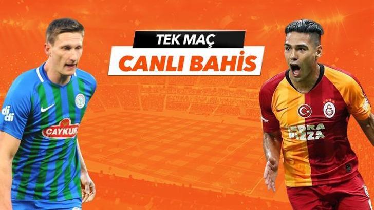 Çaykur Rizespor-Galatasaray canlı bahis heyecanı Misli.com'da