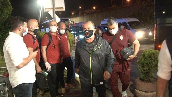 Galatasaray İstanbul'a geldi