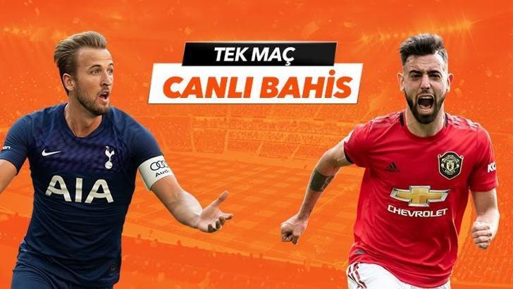 Tottenham - Manchester United maçı iddaa oranları! Heyecan misli.com'da
