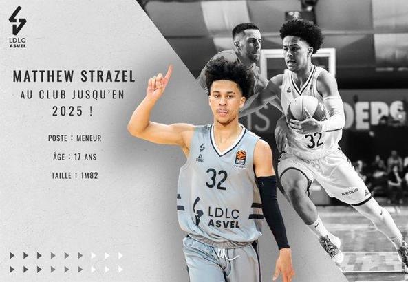 ASVEL genç oyuncusu Matthew Strazel ile nikah tazeledi