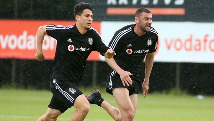 Beşiktaş'ta kıran kırana idman