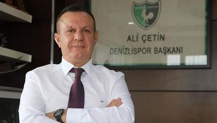 Denizlispor Başkan Ali Çetin: Denizlispor hak ettiği yerde değil