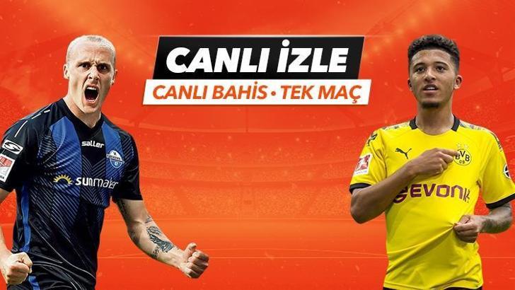 Paderborn - Dortmund maçı iddaa heyecanı misli.com'da