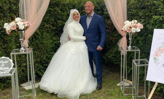 İslamı seçen Willi Ott'un nişanlısı Mischele da Müslüman oldu