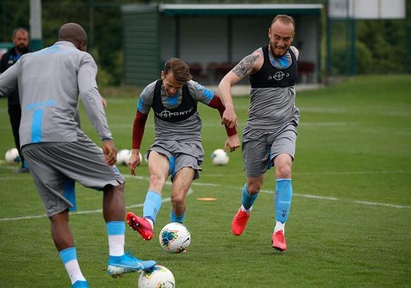 Trabzonspor, Göztepe maçı hazırlıklarını sürdürüyor