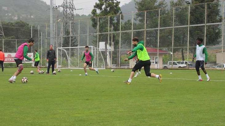 Giresunspor'da çalışmalar hız kesmeden devam ediyor