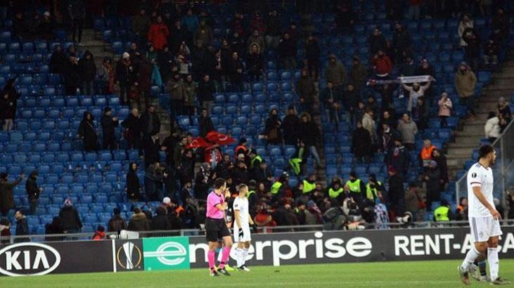 Basel - Trabzonspor maçında Türk taraftarlara çirkin saldırı