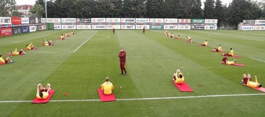 Galatasaray'da hazırlıklar kaldığı yerden devam