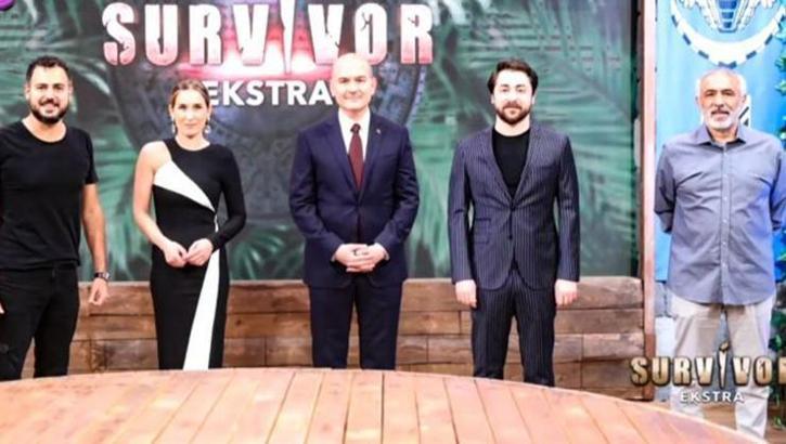 İçişleri Bakanı Süleyman Soylu'dan Survivor Extra'ya ziyaret!