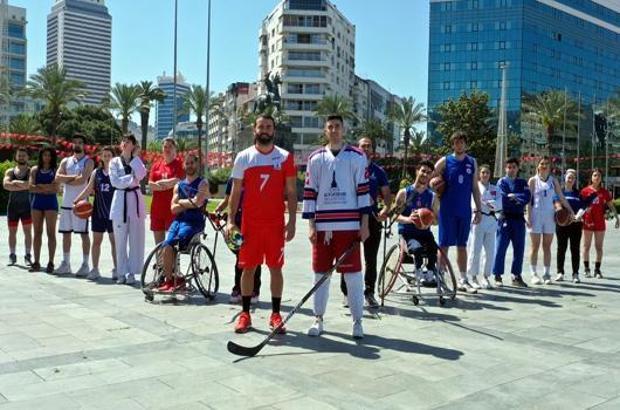 İzmir Büyükşehir Belediyesporlu sporculardan 19 Mayıs'a özel etkinlik