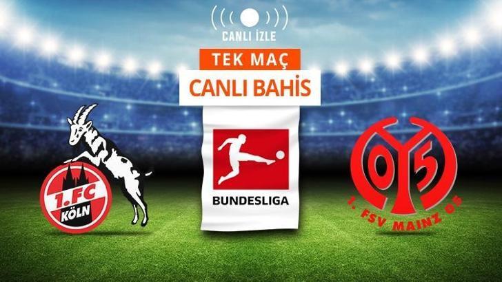 Köln - Mainz maçı iddaa oranları! Heyecan misli.com'da