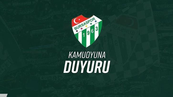 Bursaspor ayrılığı sert ifadelerle duyurdu!