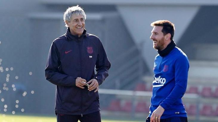Setien: Messi hep bizimle olacak